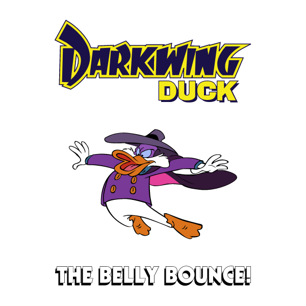 Darkwing Duck and the belly bounce